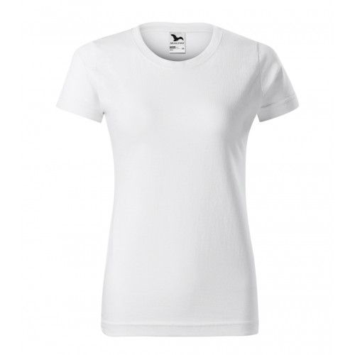 Moteriški Marškinėliai MALFINI Basic 134 White, 160g/m2