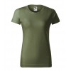 Moteriški Marškinėliai MALFINI Basic 134 Khaki, 160g/m2