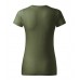Moteriški Marškinėliai MALFINI Basic 134 Khaki, 160g/m2