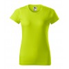 Moteriški Marškinėliai MALFINI Basic 134 Lime punch, 160g/m2