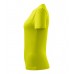 Moteriški Marškinėliai MALFINI Basic 134 Lime punch, 160g/m2
