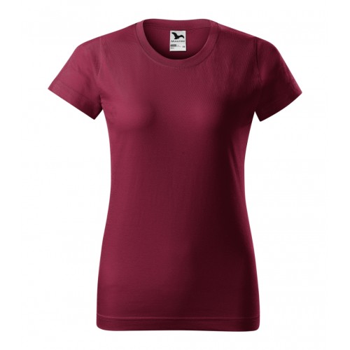 Moteriški Marškinėliai MALFINI Basic 134 Garnet, 160g/m2