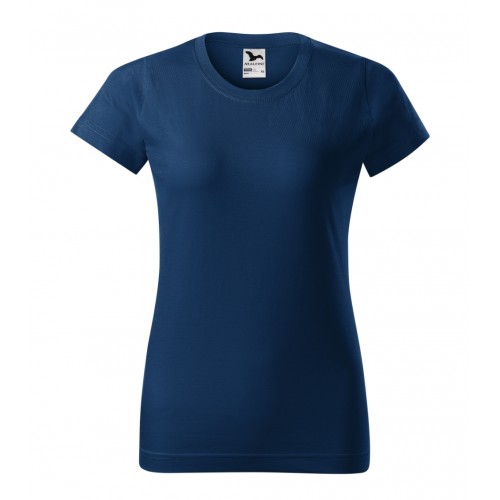 Moteriški Marškinėliai MALFINI Basic 134 Midnight blue, 160g/m2