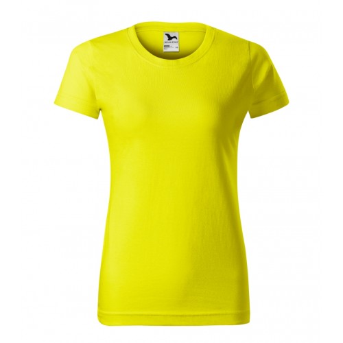 Moteriški Marškinėliai MALFINI Basic 134 Lemon, 160g/m2