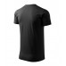 Unisex marškinėliai MALFINI Heavy New 137 Black, 200g/m2