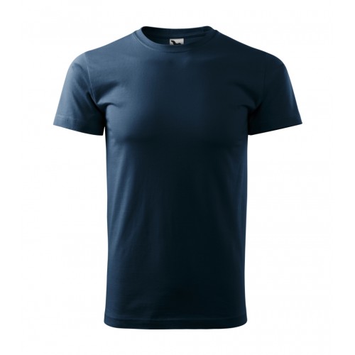 Unisex marškinėliai MALFINI Heavy New 137 Navy blue, 200g/m2
