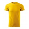 Unisex marškinėliai MALFINI Heavy New 137 Yellow, 200g/m2