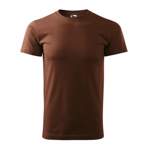 Unisex marškinėliai MALFINI Heavy New 137 Chocolate, 200g/m2