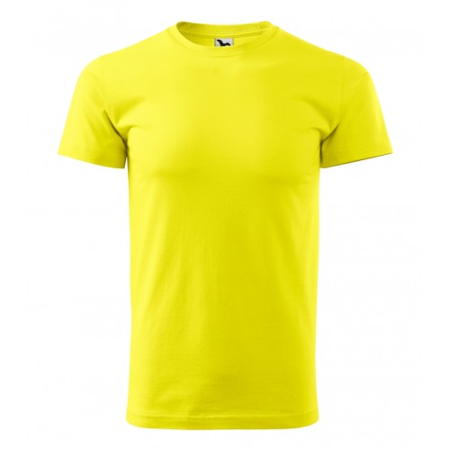 Unisex marškinėliai MALFINI Heavy New 137 Lemon, 200g/m2