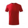 Vaikiški Marškinėliai MALFINI Basic 138 Red 160g/m2