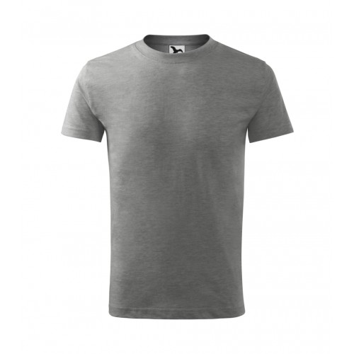Vaikiški Marškinėliai MALFINI Basic 138 Dark gray melange 160g/m2