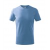Vaikiški Marškinėliai MALFINI Basic 138 Sky blue 160g/m2
