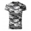 Marškinėliai Unisex MALFINI Camouflage 144 Camouflage gray 160 g/m²