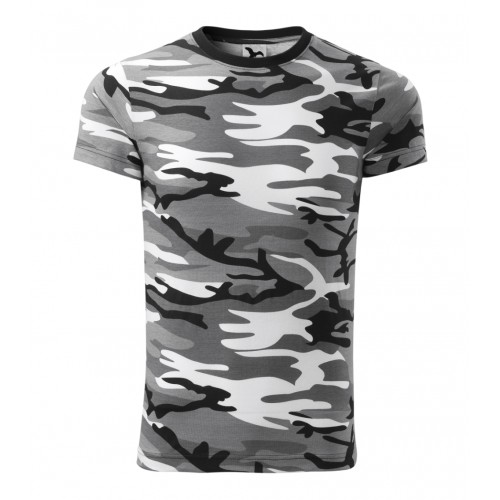 Marškinėliai Unisex MALFINI Camouflage 144 Camouflage gray 160 g/m²