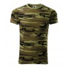 Marškinėliai Unisex MALFINI Camouflage 144 Camouflage green 160 g/m²