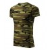 Marškinėliai Unisex MALFINI Camouflage 144 Camouflage green 160 g/m²
