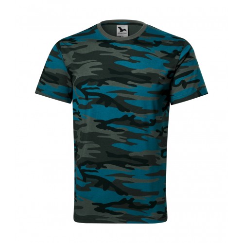 Marškinėliai Unisex MALFINI Camouflage 144 Camouflage petrol 160 g/m² 