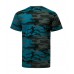 Marškinėliai Unisex MALFINI Camouflage 144 Camouflage petrol 160 g/m² 