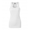 Moteriški Marškinėliai MALFINI Racer white, 130 g/m²