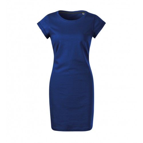 Moteriška laisvalaikio suknelė MALFINI Freedom Royal blue – 100 % medvilnės