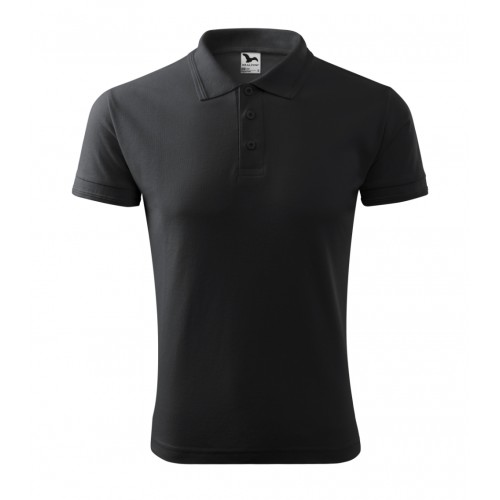 Vyriški Polo Marškinėliai PIQUE Ebony gray, 200 g/m²