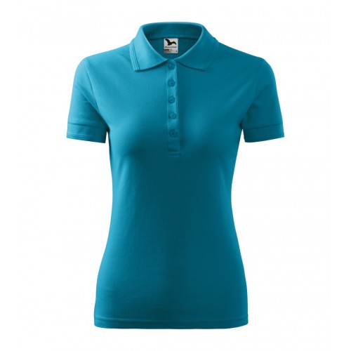Moteriški Polo Marškinėliai MALFINI Pique Polo, Turquoise