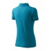 Moteriški Polo Marškinėliai MALFINI Pique Polo, Turquoise