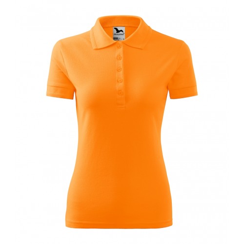 Moteriški Polo Marškinėliai MALFINI Pique Polo, Mandarinų oranžinė