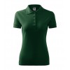 Moteriški Polo Marškinėliai MALFINI Pique Polo, Dark green
