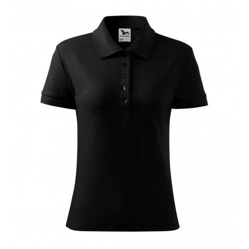 Moteriški Polo Marškinėliai MALFINI Cotton Black, 170 g/m²