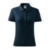 Moteriški Polo Marškinėliai MALFINI Cotton Navy blue, 170 g/m²