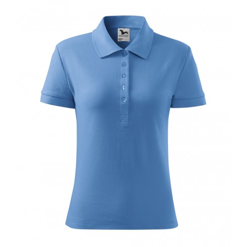 Moteriški Polo Marškinėliai MALFINI Cotton Sky blue, 170 g/m²