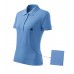 Moteriški Polo Marškinėliai MALFINI Cotton Sky blue, 170 g/m²