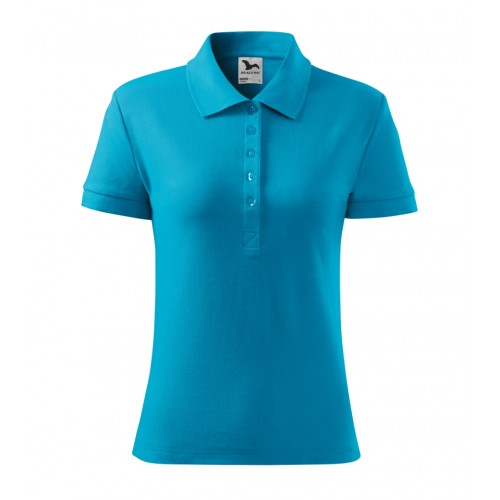 Moteriški Polo Marškinėliai MALFINI Cotton Blue atoll, 170 g/m²
