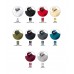 Vyriški Polo Marškinėliai MALFINI Collar Up Garnet 215 g/m²