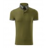 Vyriški Polo Marškinėliai MALFINI Collar Up Avocado green 215 g/m²