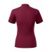 Moteriški polo marškinėliai Diamond 274 granato spalvos