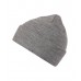 Unisex megzta kepurė MALFINI Beanie 315 dark gray melange – klasikinis žieminis modelis