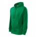 Vyriškas džemperis MALFINI Trendy Zipper 410 Kelly green, 300 g/m²