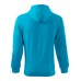Vyriškas džemperis MALFINI Trendy Zipper 410 Blue atoll, 300 g/m²