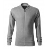 Vyriškas megztinis MALFINI Bomber 453 Dark gray melange 320 g/m²