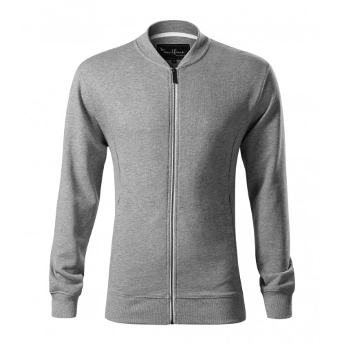 Vyriškas megztinis MALFINI Bomber 453 Dark gray melange 320 g/m²