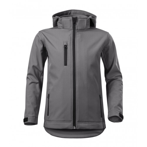Vaikiška Softshell striukė Malfini Performance 535, steel gray 300 g/m²