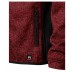 Vyriška megzto Softshell striukė RIMECK Casual 550 Knit marlboro red, 350 g/m²