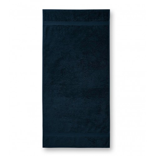 Vonios rankšluostis Malfini 903 navy blue 50x100cm. Medvilnė 450 g.m2