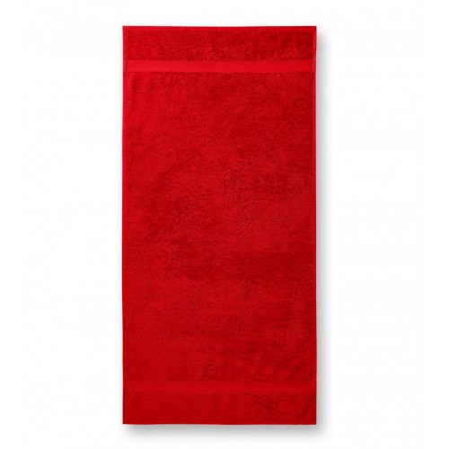 Vonios rankšluostis Malfini 903 Red 50x100cm. Medvilnė 450 g.m2