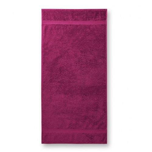 Vonios rankšluostis Malfini 903 fuchsia red, 50x100cm. Medvilnė 450 g.m2