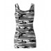 Moteriški Marškinėliai MALFINI Camo Triumph 180 g/m² Camouflage gray
