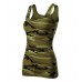 Moteriški Marškinėliai MALFINI Camo Triumph 180 g/m² Camouflage green