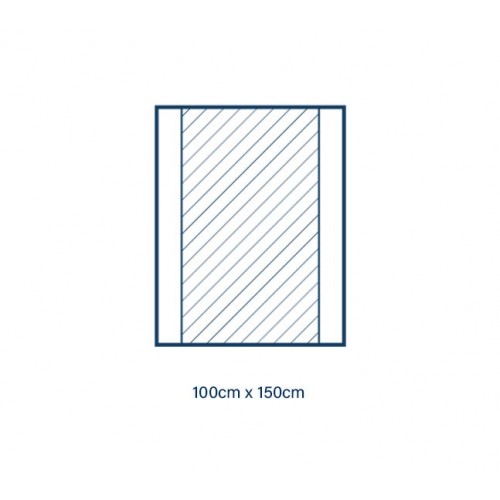 ALPHAtex instrumentų stalo uždangalas, sterilus, 100 cm x 150 cm